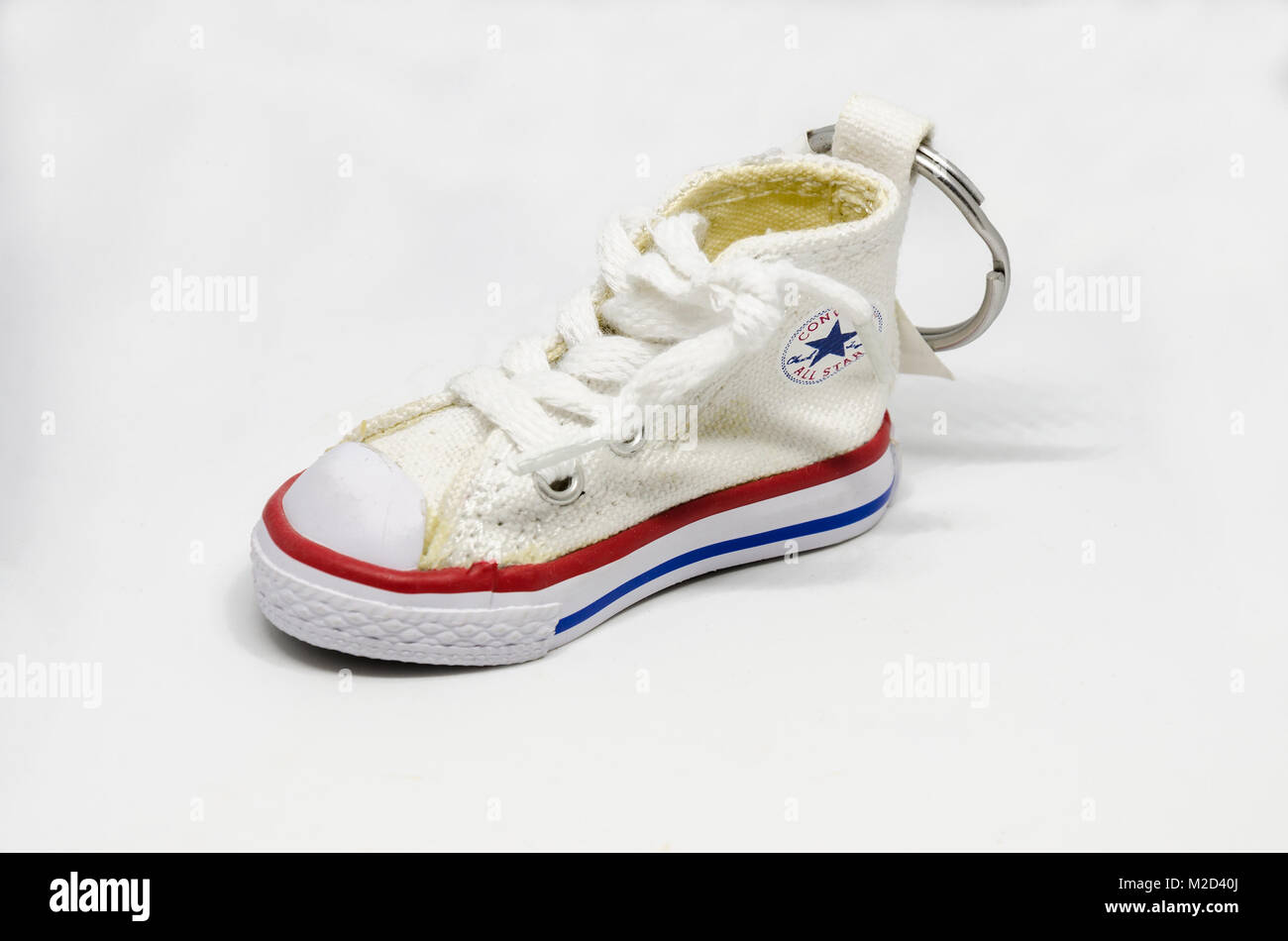 A novelty keyring in the form of a converse all stars trainer shoe Stock  Photo - Alamy