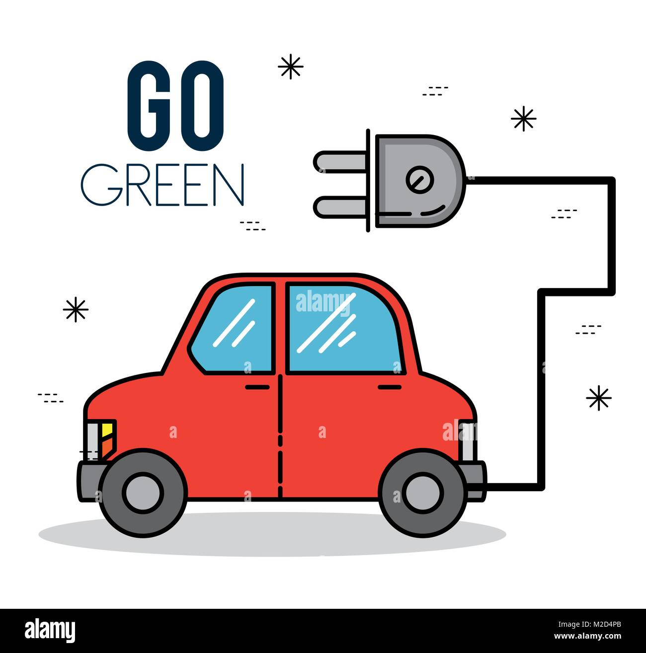 eco car green energy design Stock Vector Image & Art Alamy