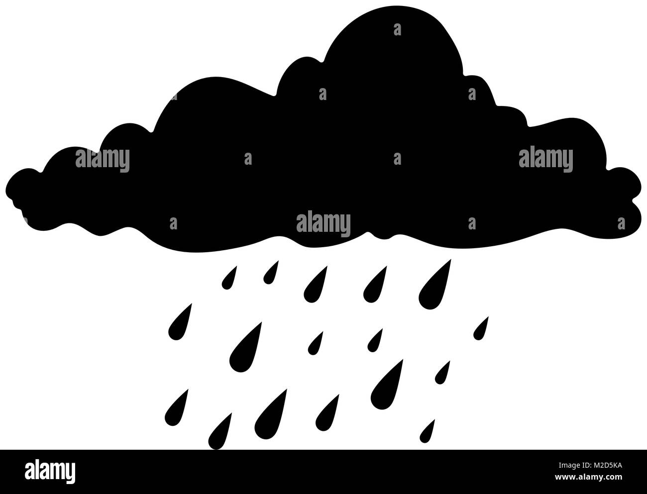 weather cloud rainy icon Stock Vector Image & Art - Alamy