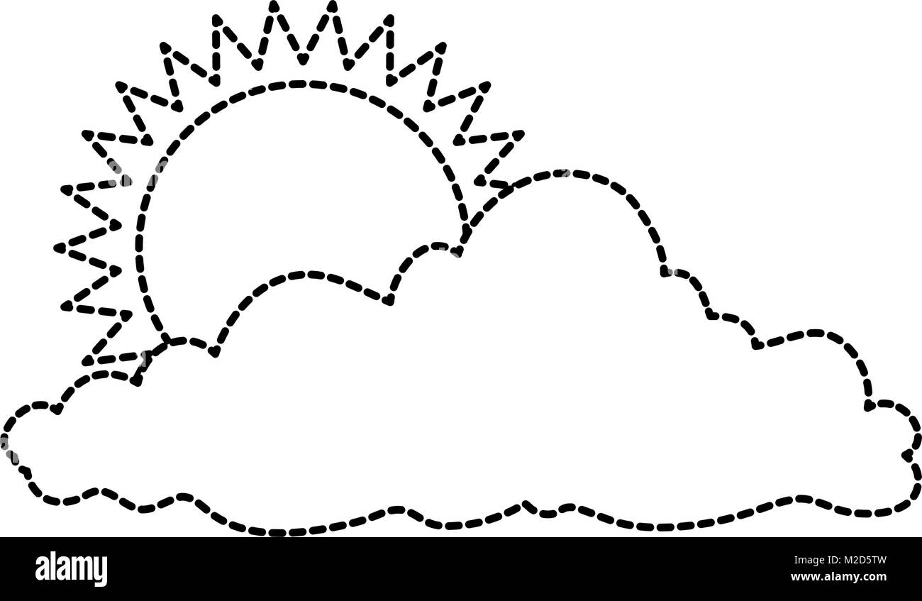 summer sun with clouds Stock Vector Image & Art - Alamy