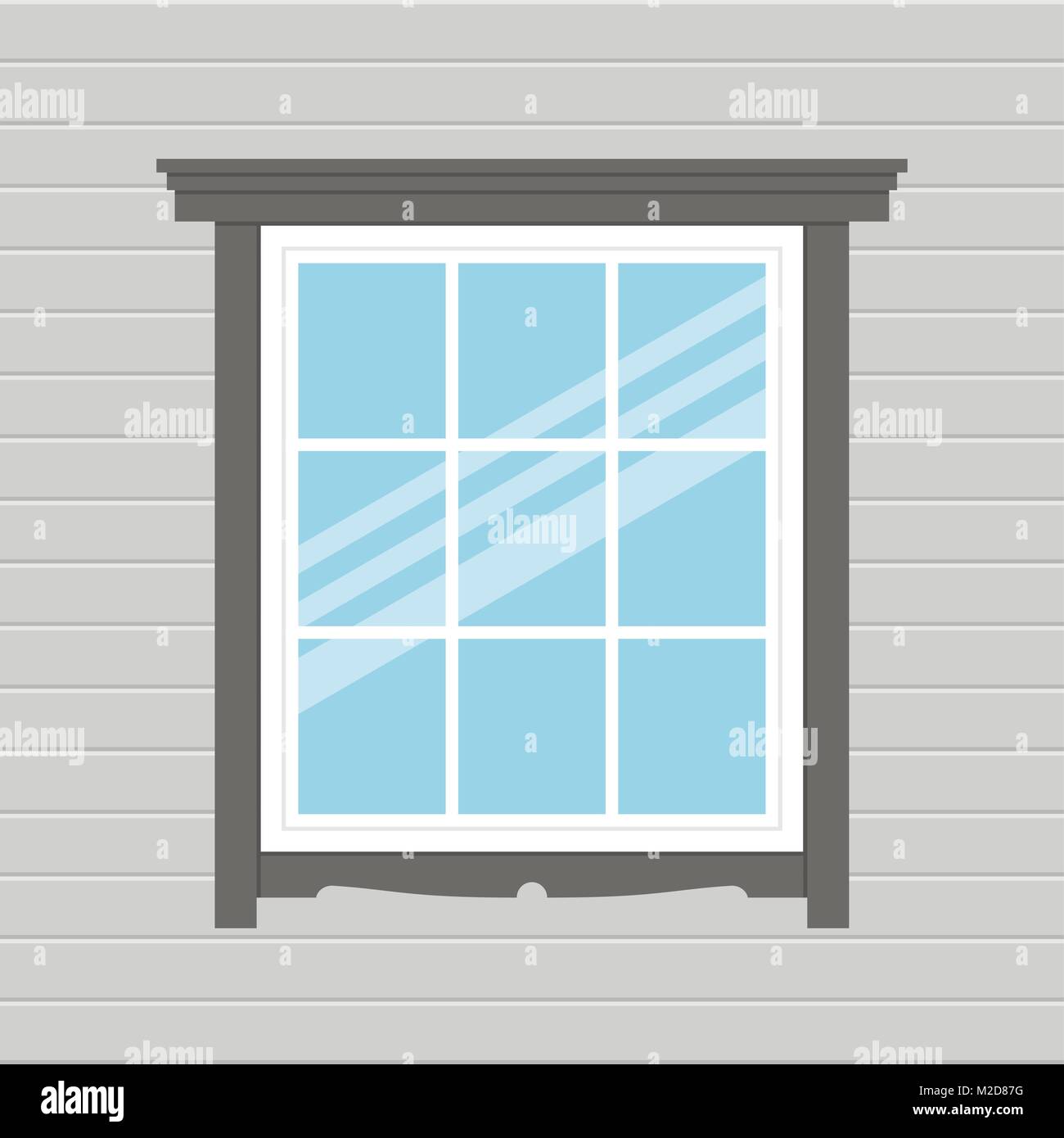 Background with window Stock Vector Image & Art - Alamy