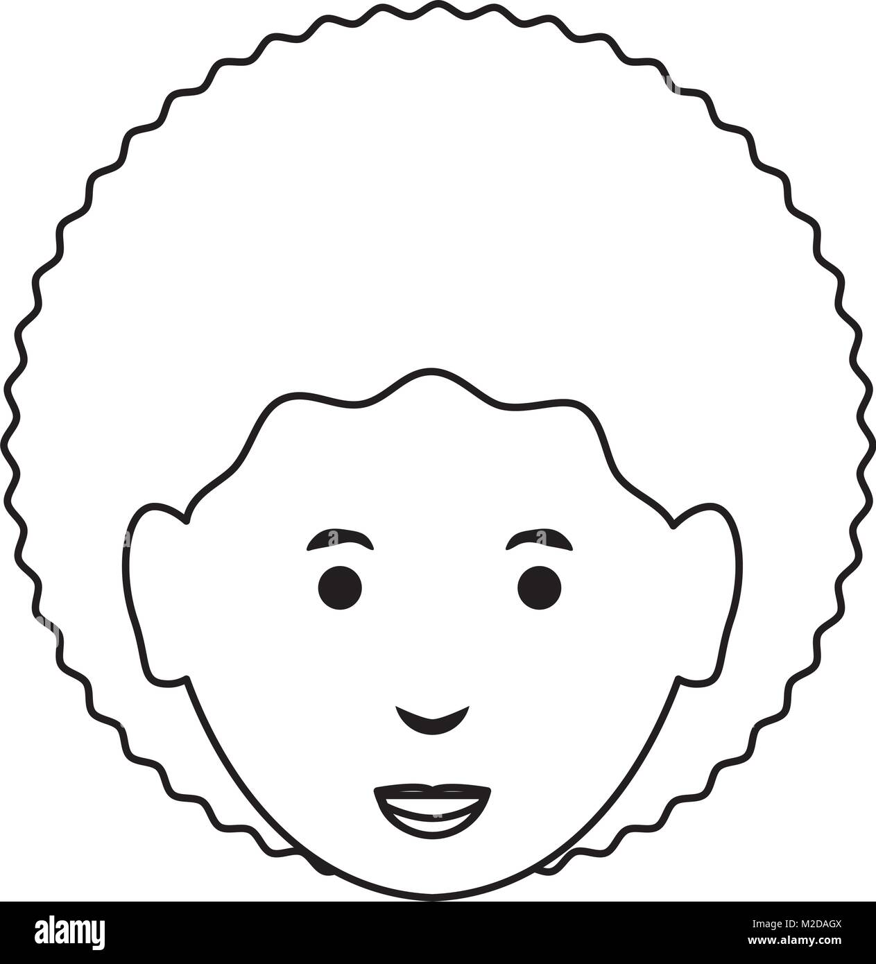 cartoon woman face icon Stock Vector Image & Art - Alamy