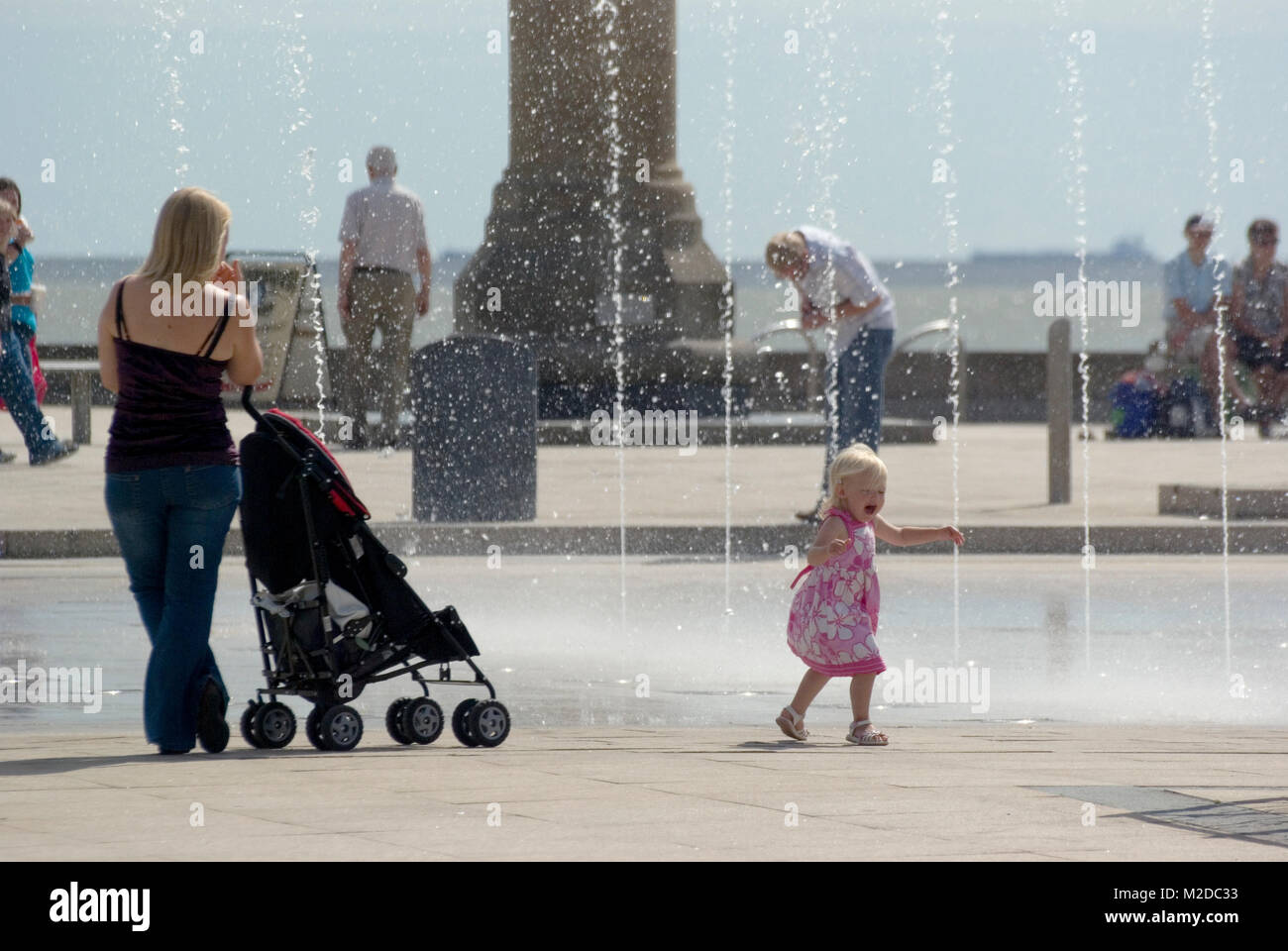 Little girl at the seaside hires stock photography and images Alamy