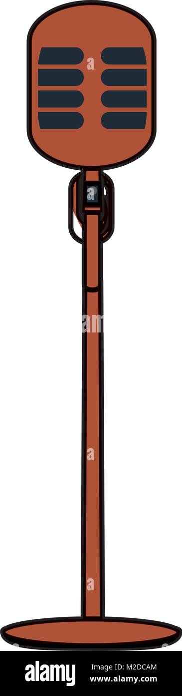 retro microphone icon Stock Vector Image & Art - Alamy