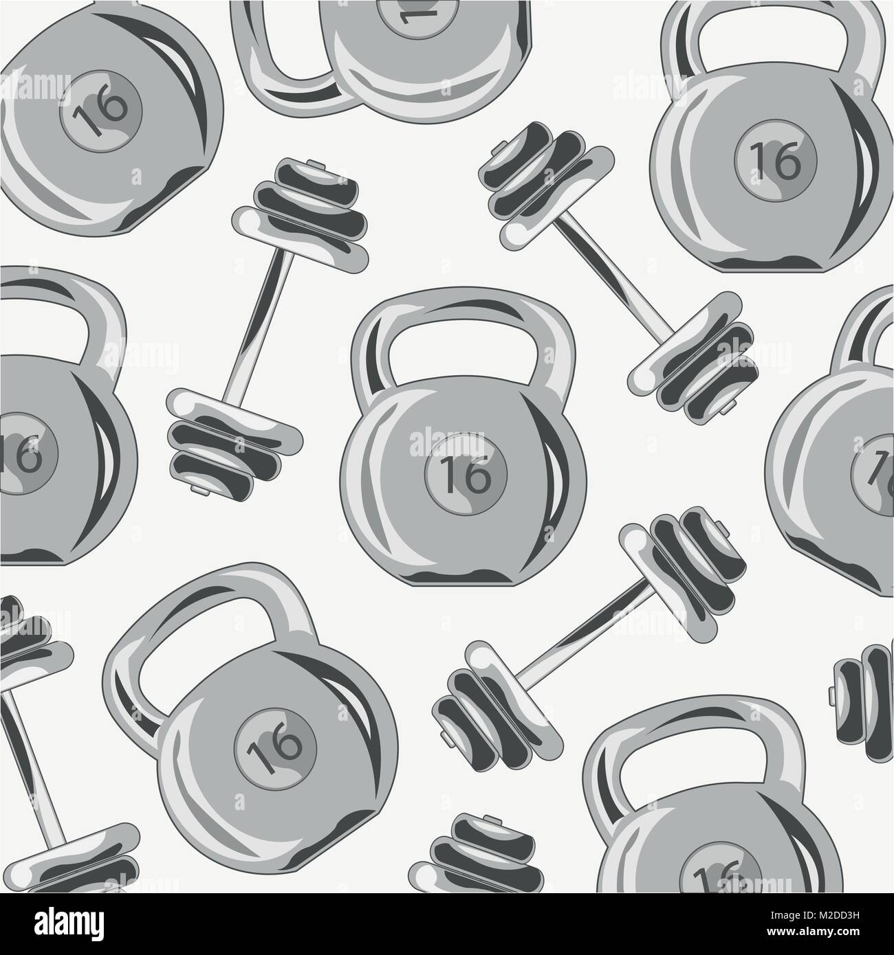 Weight Lifting Pattern Weight and dumbbell pattern Stock Vector Image & Art - Alamy