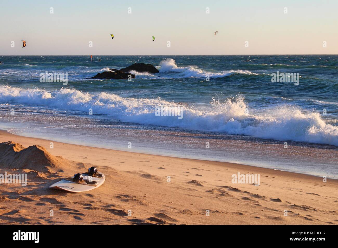 surfing day on a windy weather Stock Photo Alamy