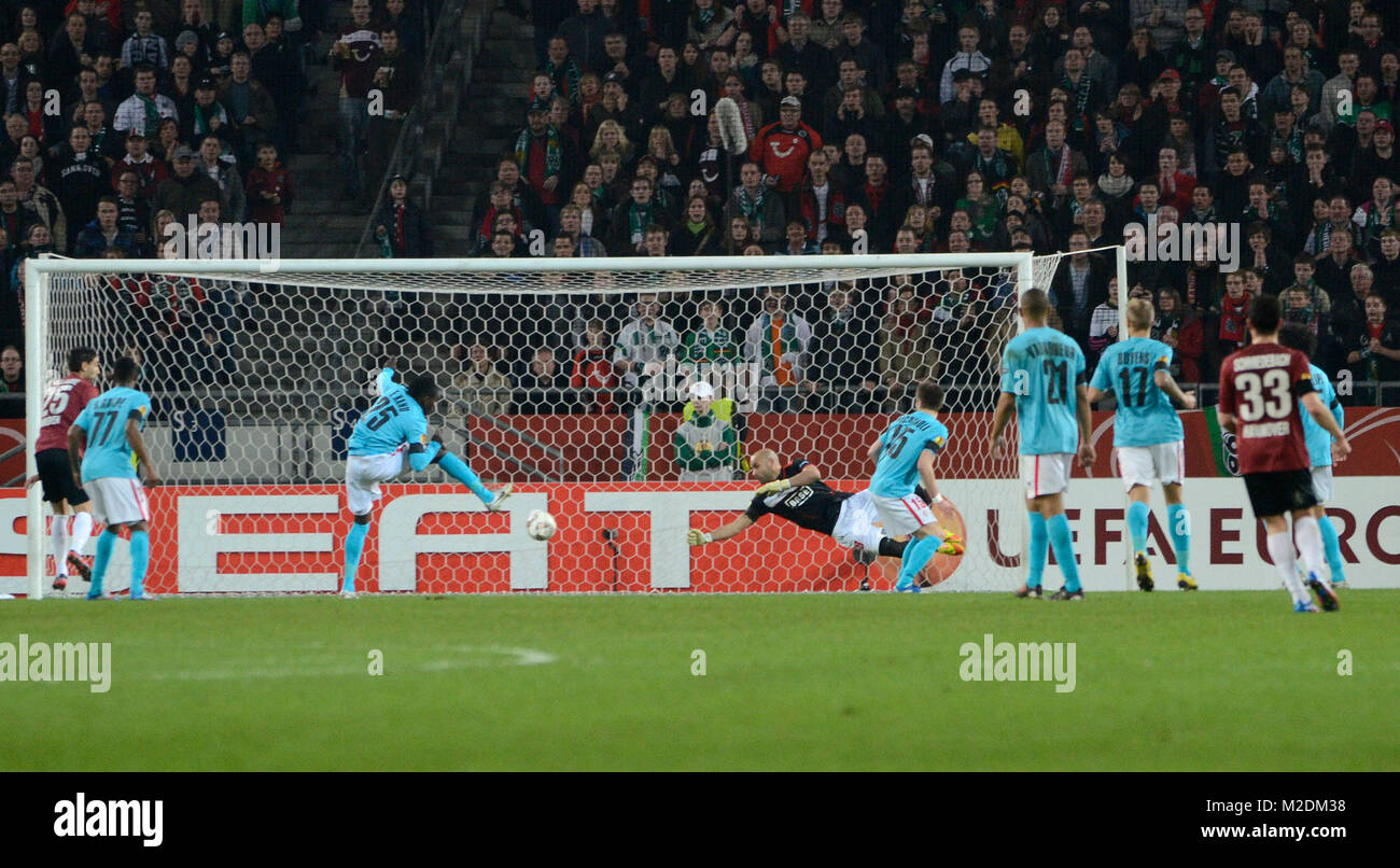 Europaleague 2012: Hannover 96 schlaegt Standard Luettich 4:0 in der AWD Arena in Hannover am 15.03.2012 Stock Photo