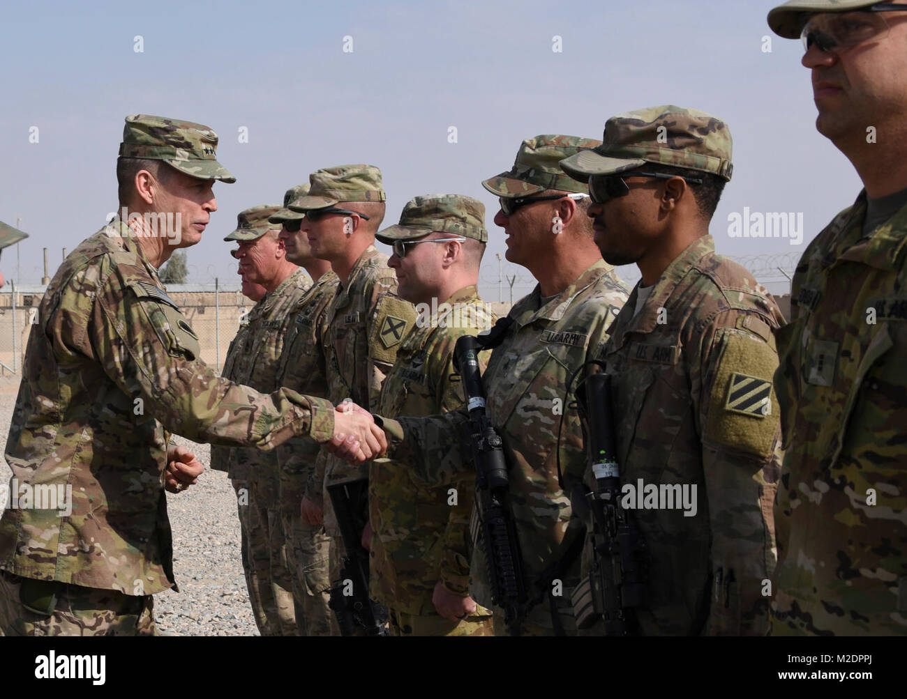 U.S. Army Soldiers with Task Force Marauder were presented with coins ...