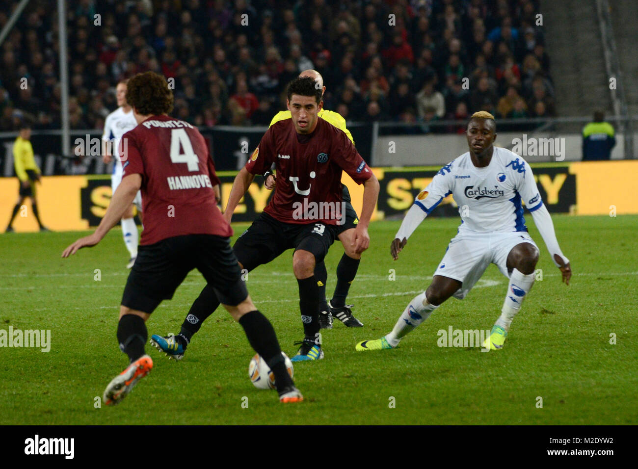 Uefa Europa League Hannover 96 Spielt 2 2 Gegen Den Fc Kopenhagen