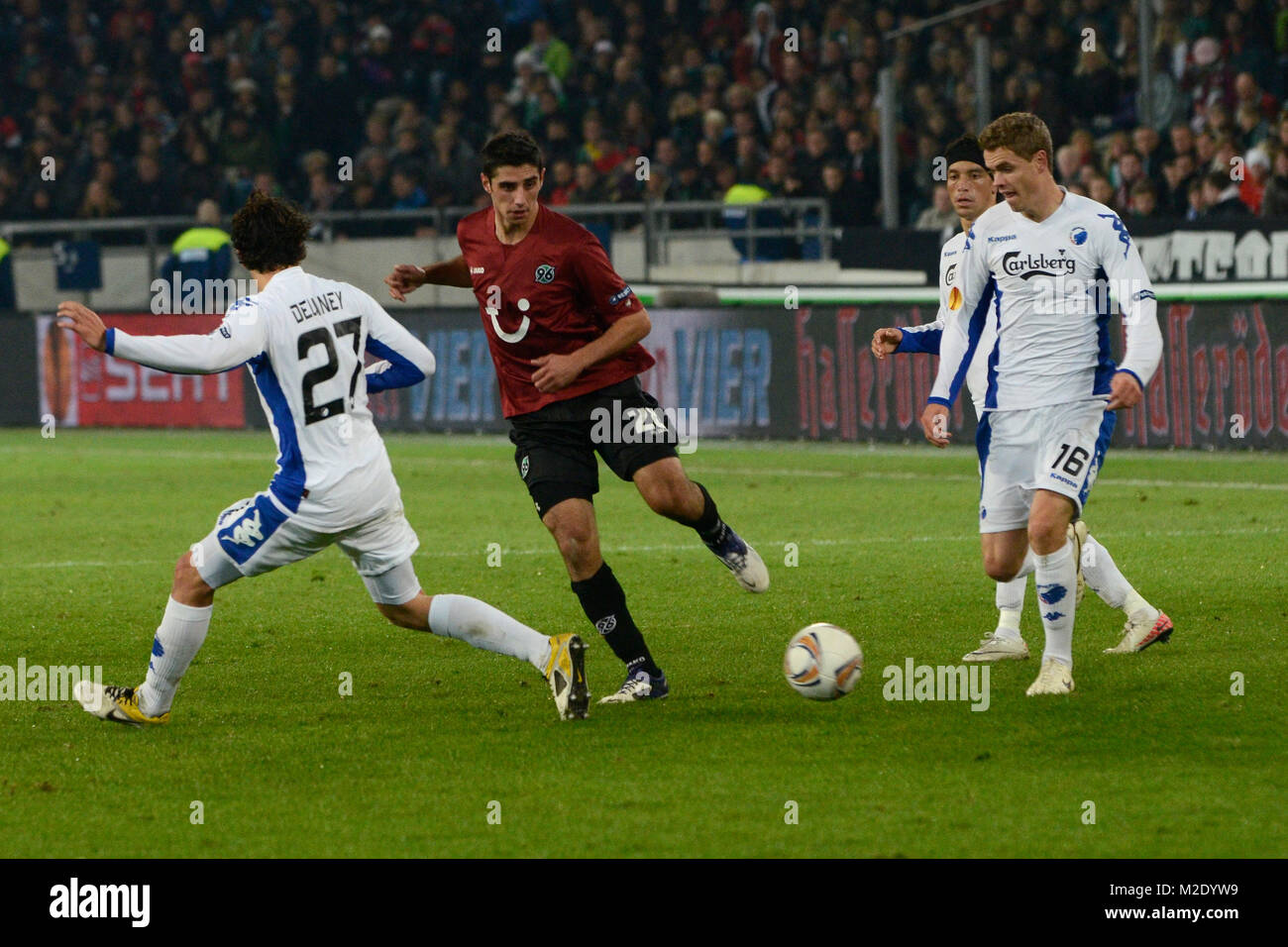 Uefa Europa League Hannover 96 Spielt 2 2 Gegen Den Fc Kopenhagen