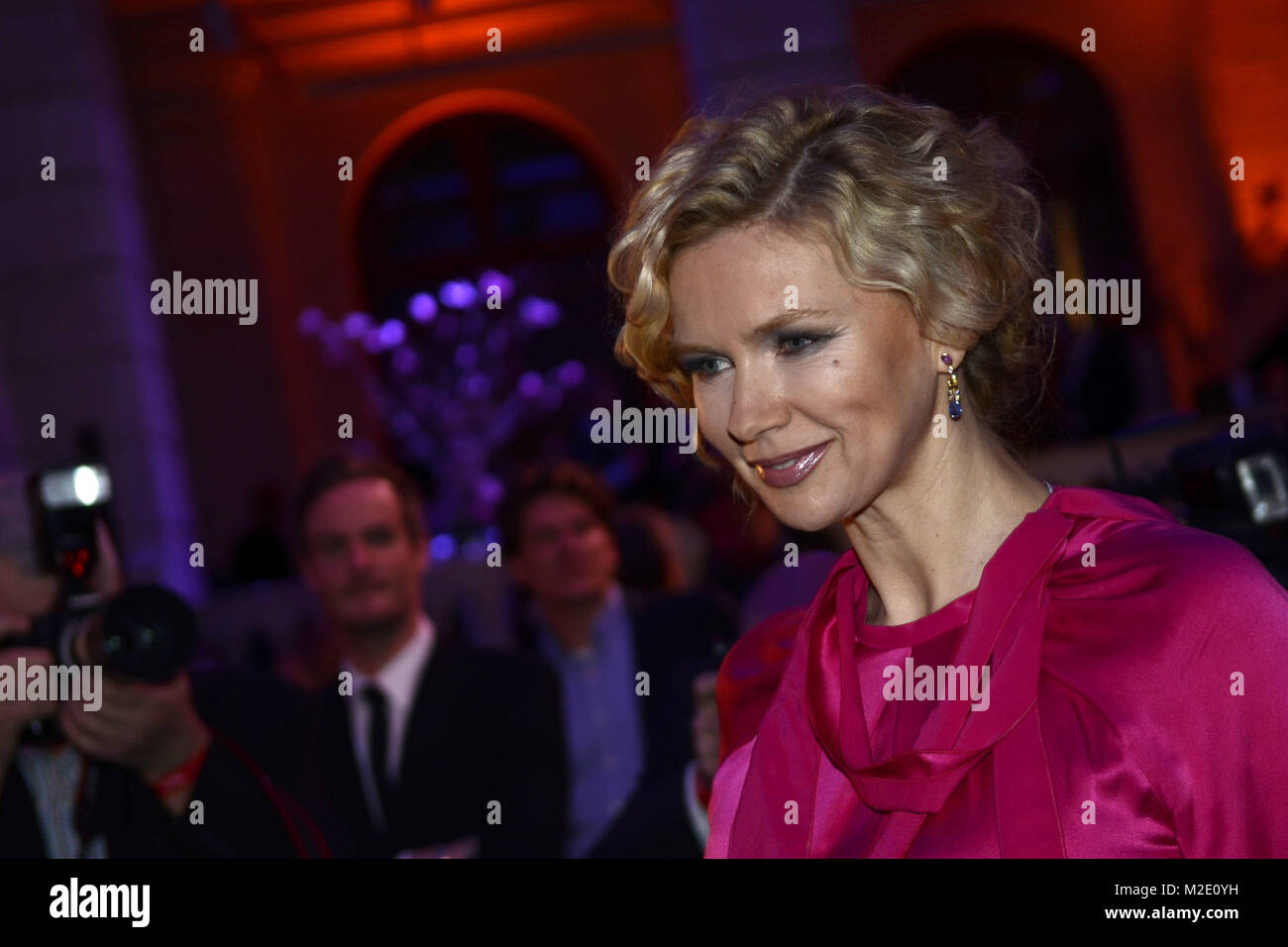Veronika FERRES bei der "Blue Hour"Party der ARD im Museum fuer