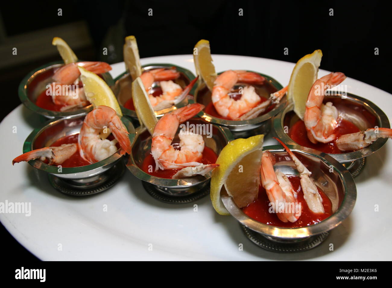 Shrimp cocktail is always a delight Stock Photo - Alamy