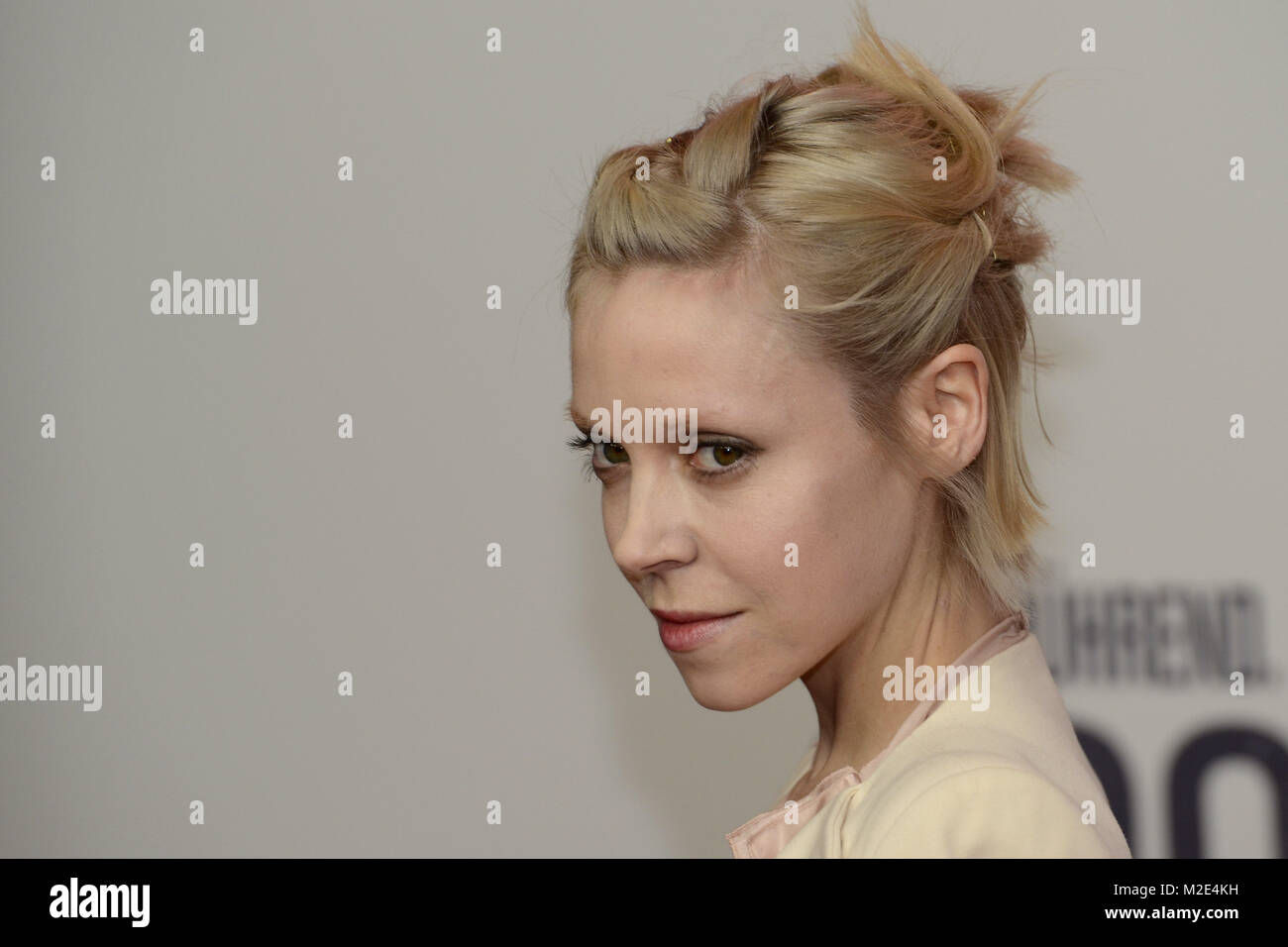 Schauspielerin Antonia Campbell-Hughes bei der Berlin-Premiere des Filmes '3096 Tage' im CineStar im Sony Center in Berlin am 27.02.2013 Stock Photo