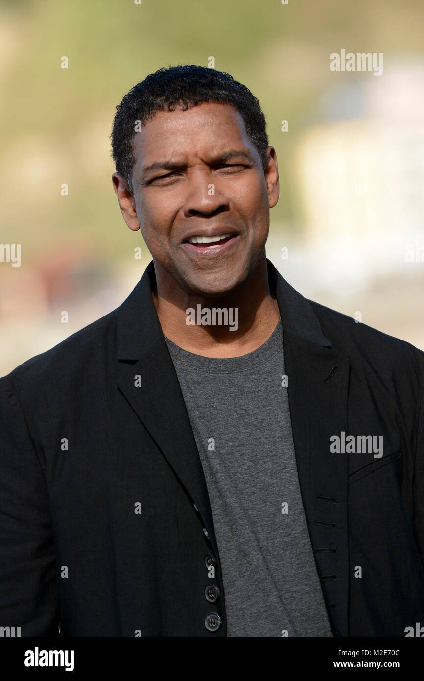 Fotocall mit US-Schauspieler Denzel Washington zum Film "The Equalizer" im  Rahmen des Filmfestes in San Sebastian/Spanien am 19.09.2014 Stock Photo -  Alamy