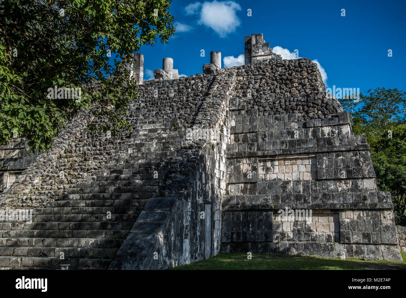 Chichen Itza Mexico Mayan Civilization and Pyramid Stock Photo