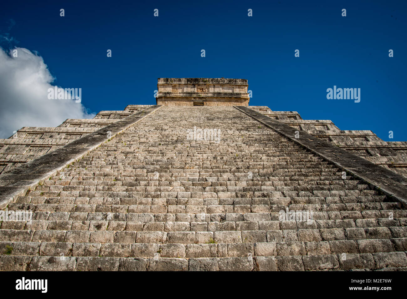 Chichen Itza Mexico Mayan Civilization and Pyramid Stock Photo