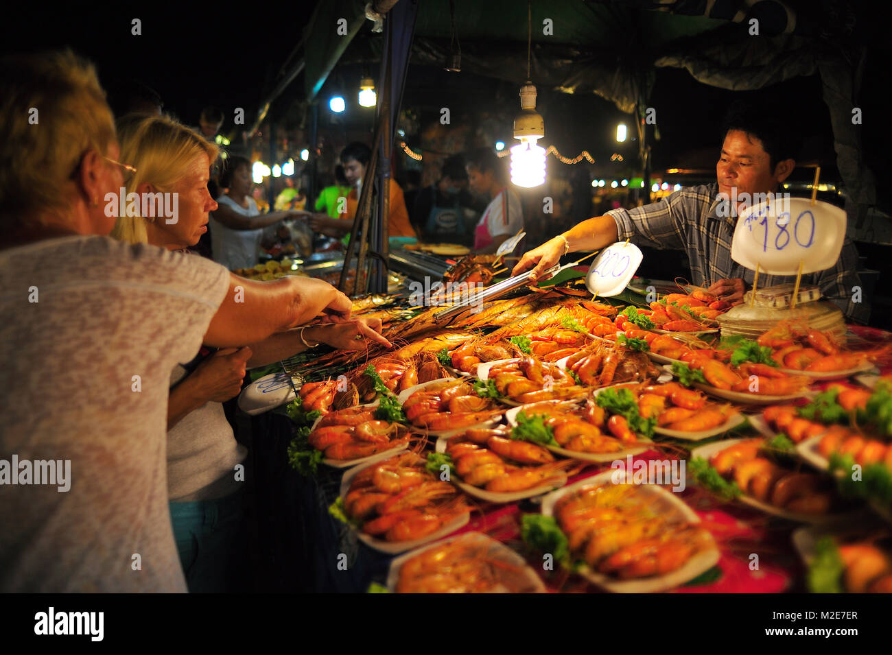 Jomtien Night Market Pattaya Thailand Stock Photo - Alamy