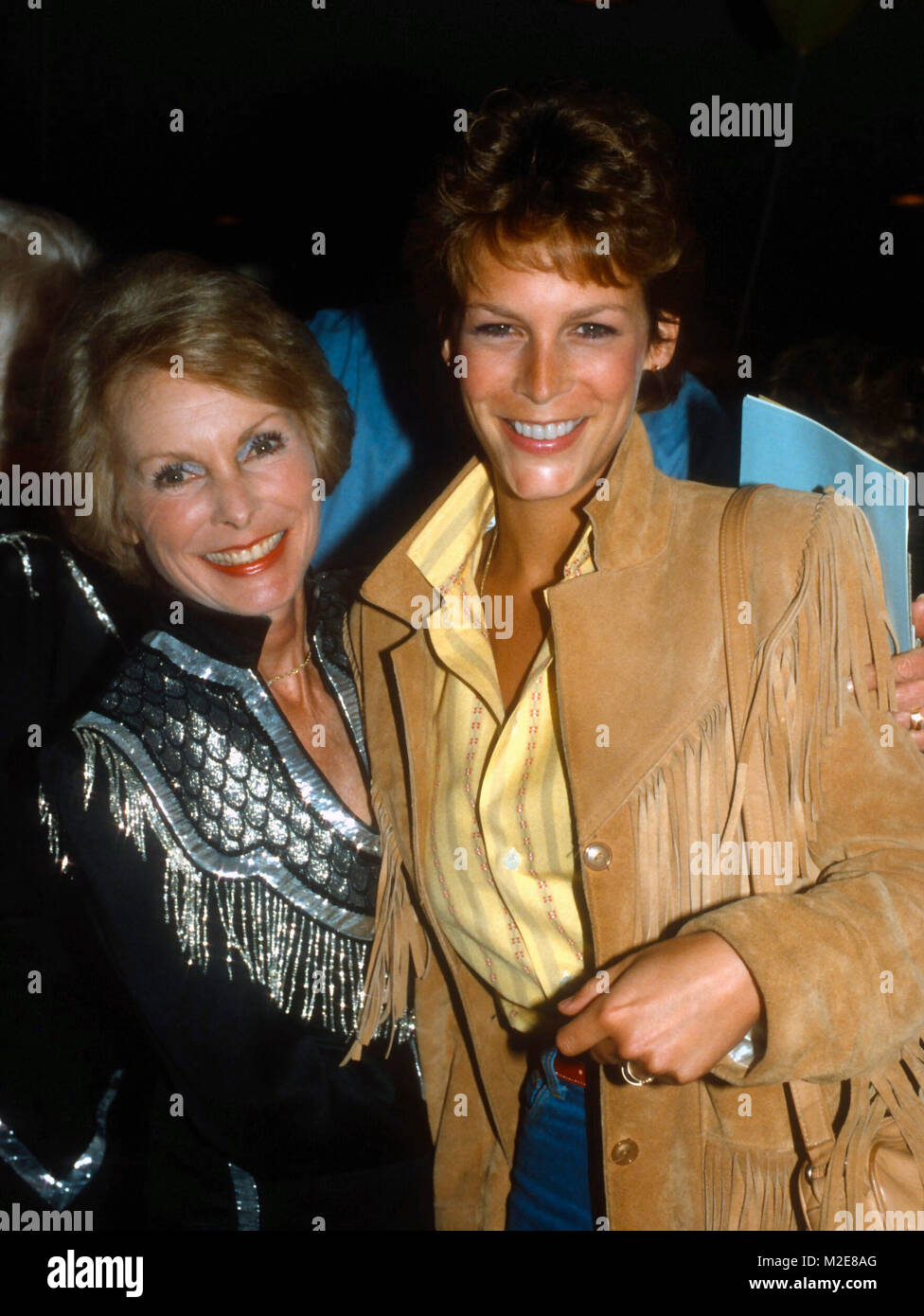 SANTA MONICA, CA - MAY 8: (L-R) Actress Janet Leigh and daughter