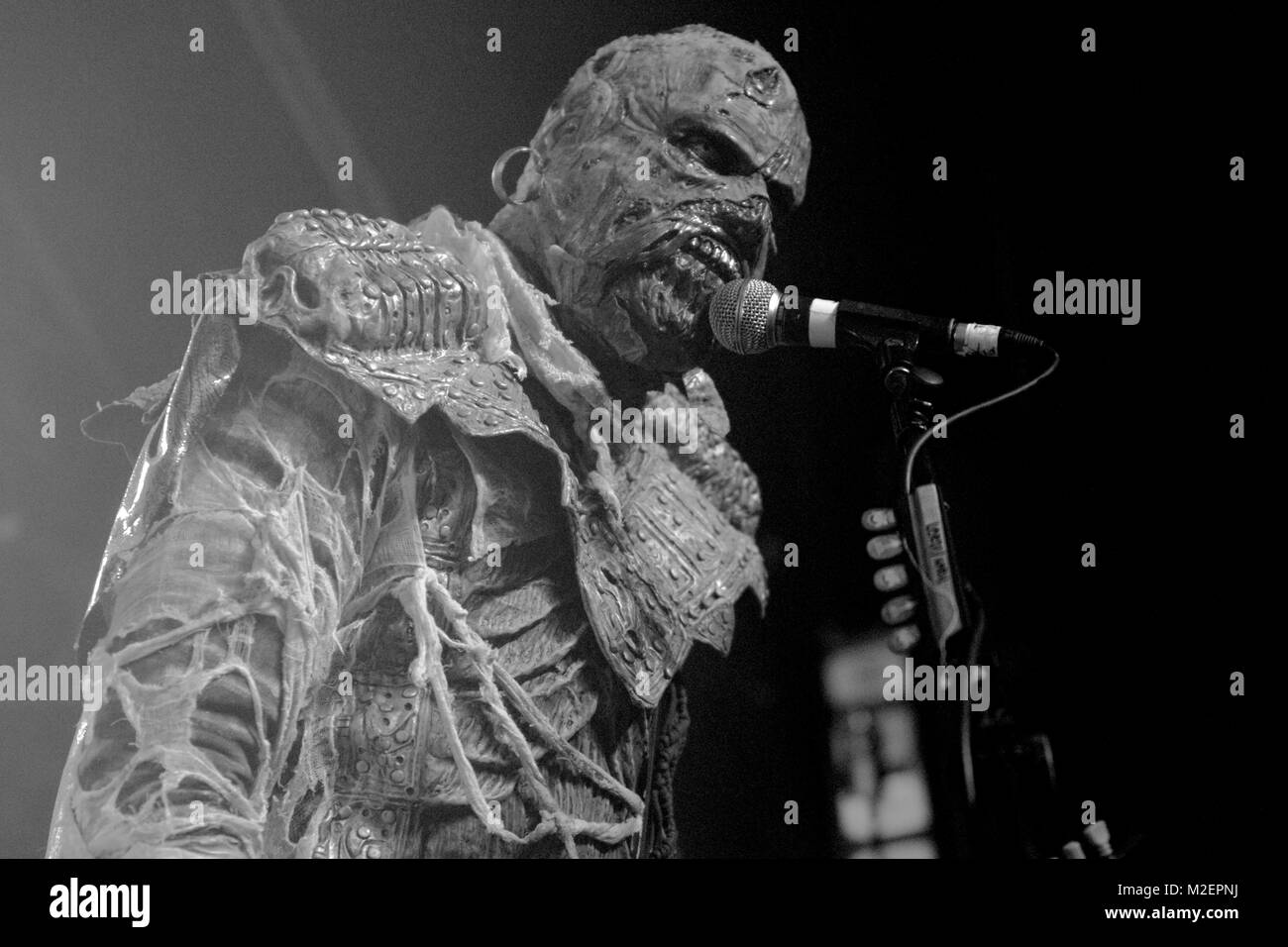 Die finnische Hard-Rock-Band LORDI am 03.04.2013 live in der Markthalle Hamburg Stock Photo