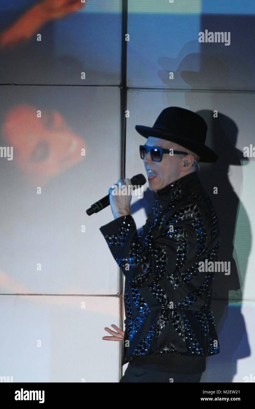 Pet Shop Boys live in Hamburg Stock Photo Alamy
