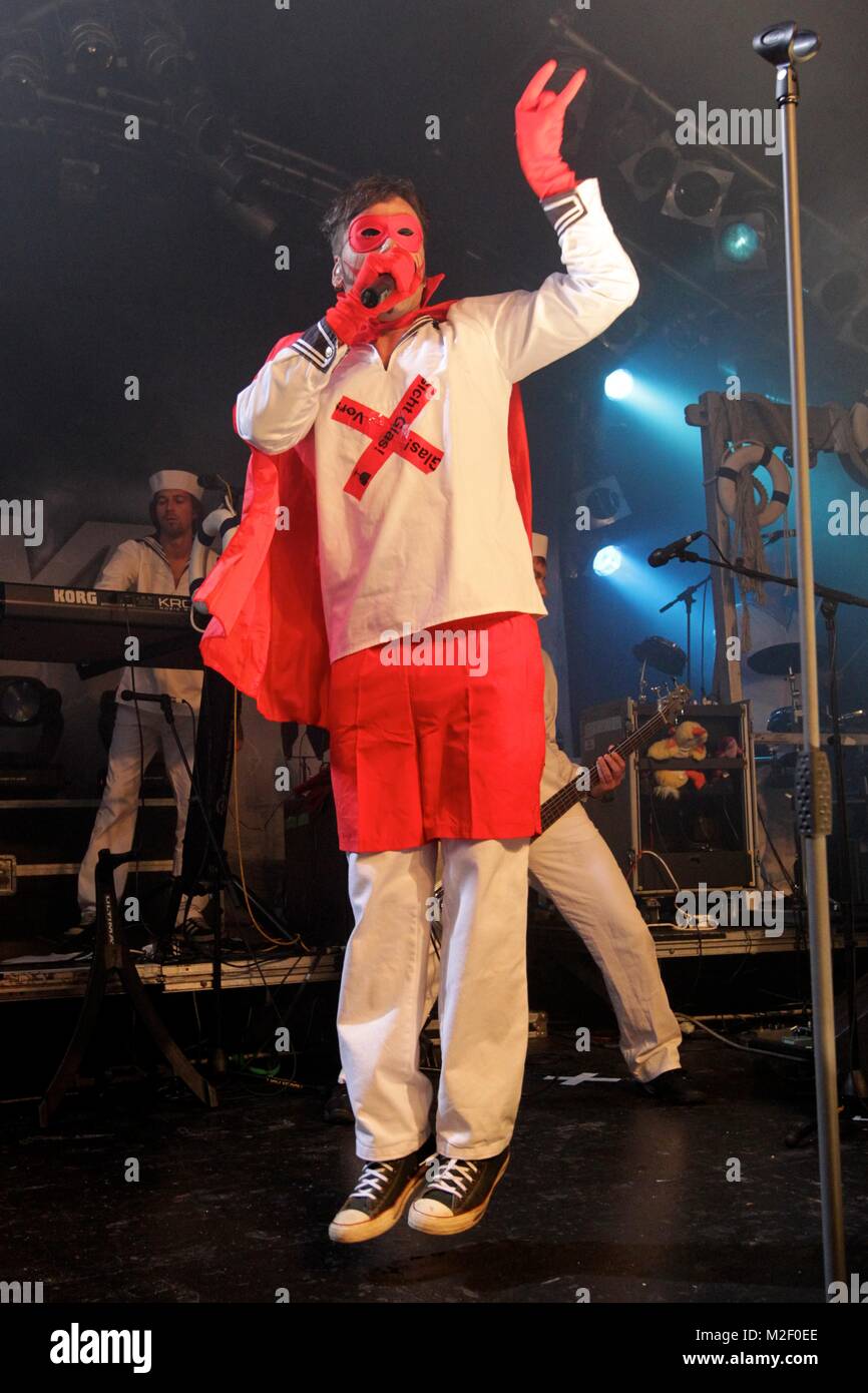 Die deutsche Rockband Oomph! mit Dero Goi, Andreas Crap und Robert Flux