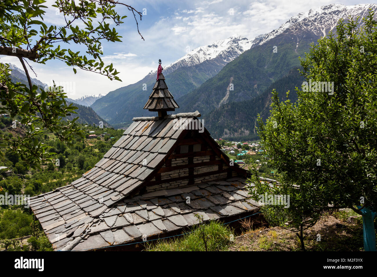 ancient Kamru Fort at Sangla, heritage property, on the way to Chitkul
