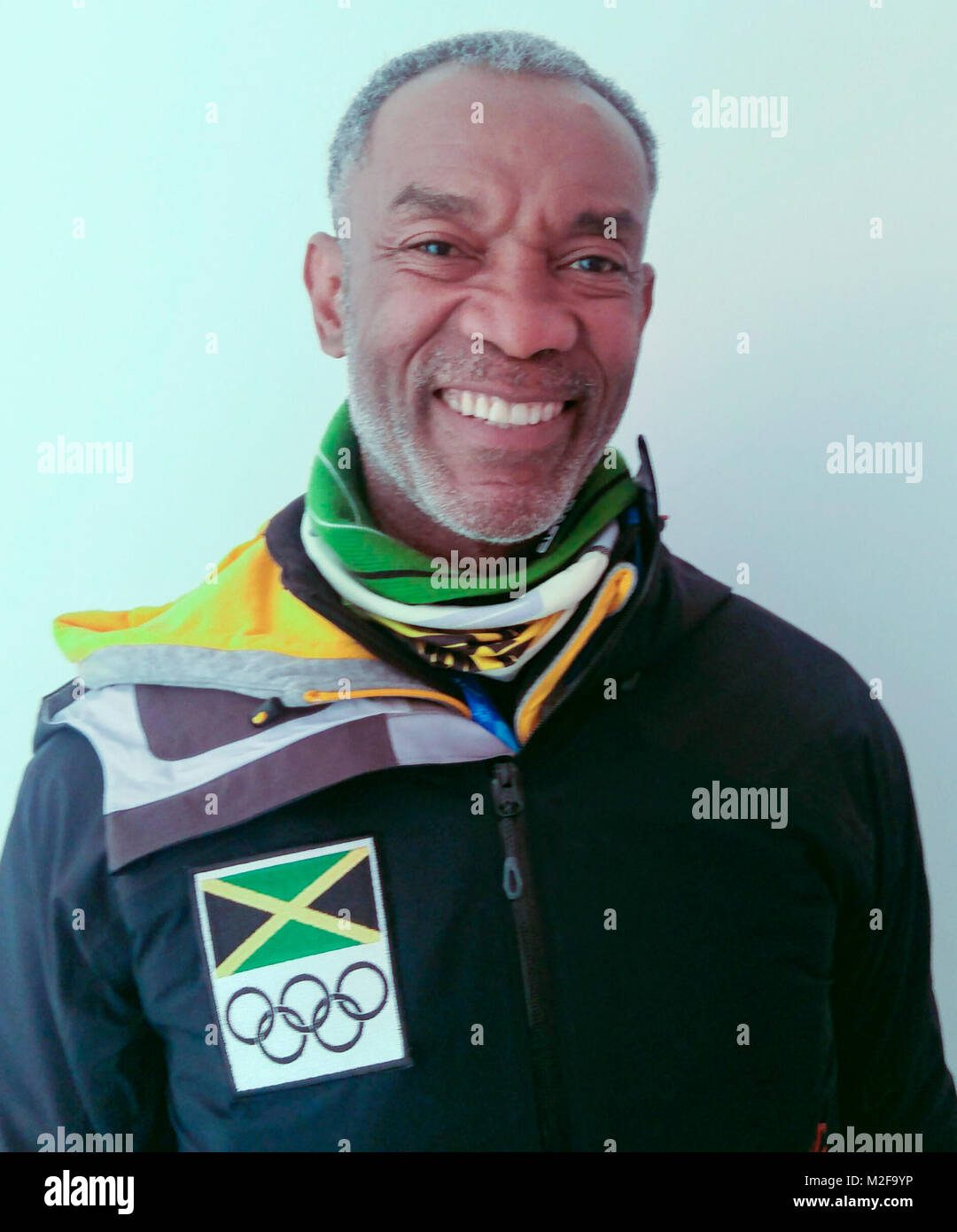 07th Feb, 2018. Jamaican bobsleigh coach This photo shows Dudley Stokes