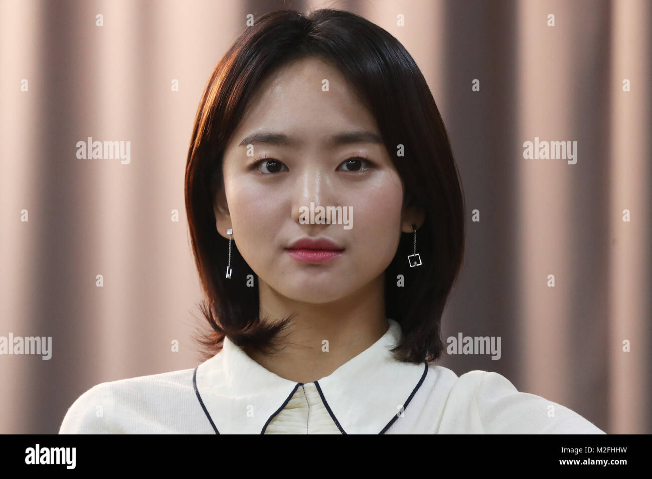 08th Feb, 2018. S. Korean actress Won Jin-ah South Korean actress Won