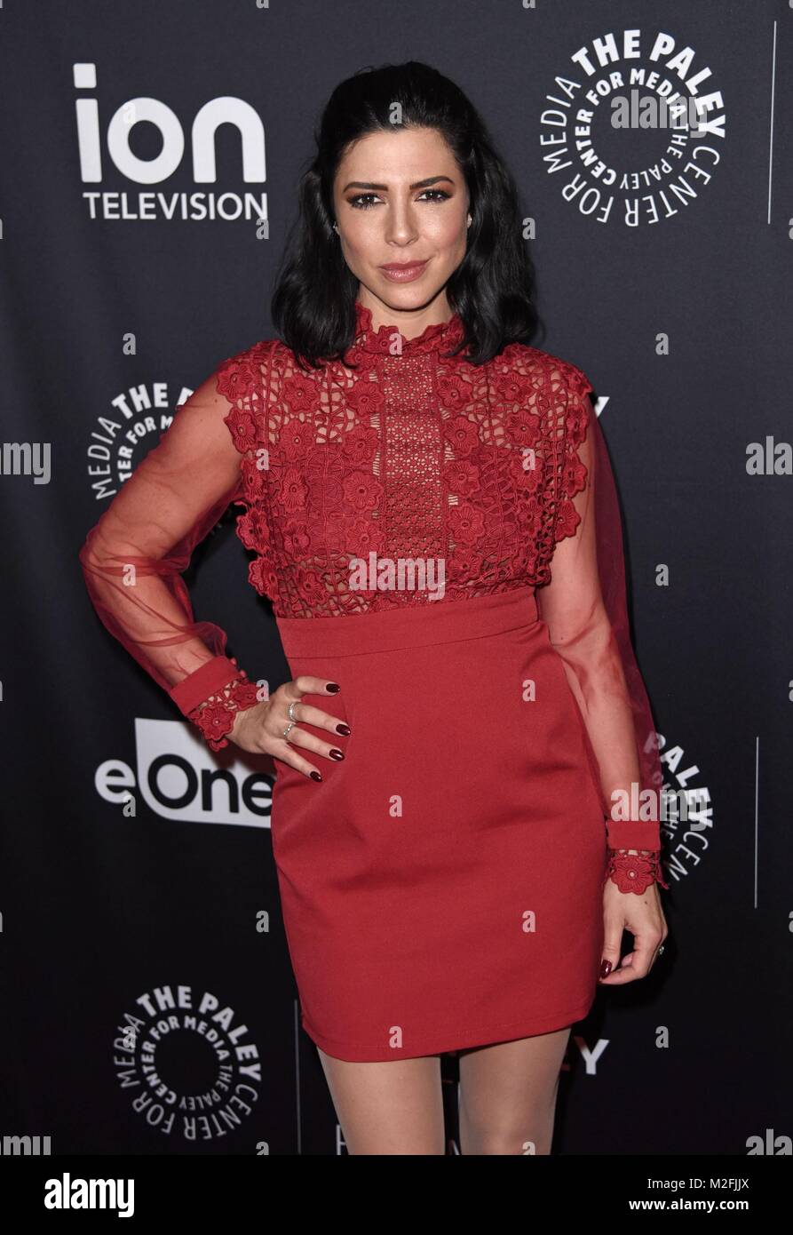 New York, NY, USA. 7th Feb, 2018. Cindy Sampson at arrivals for ION Television's PRIVATE EYES Preview Screening and Discussion, The Paley Center for Media, New York, NY February 7, 2018. Credit: Derek Storm/Everett Collection/Alamy Live News Stock Photo