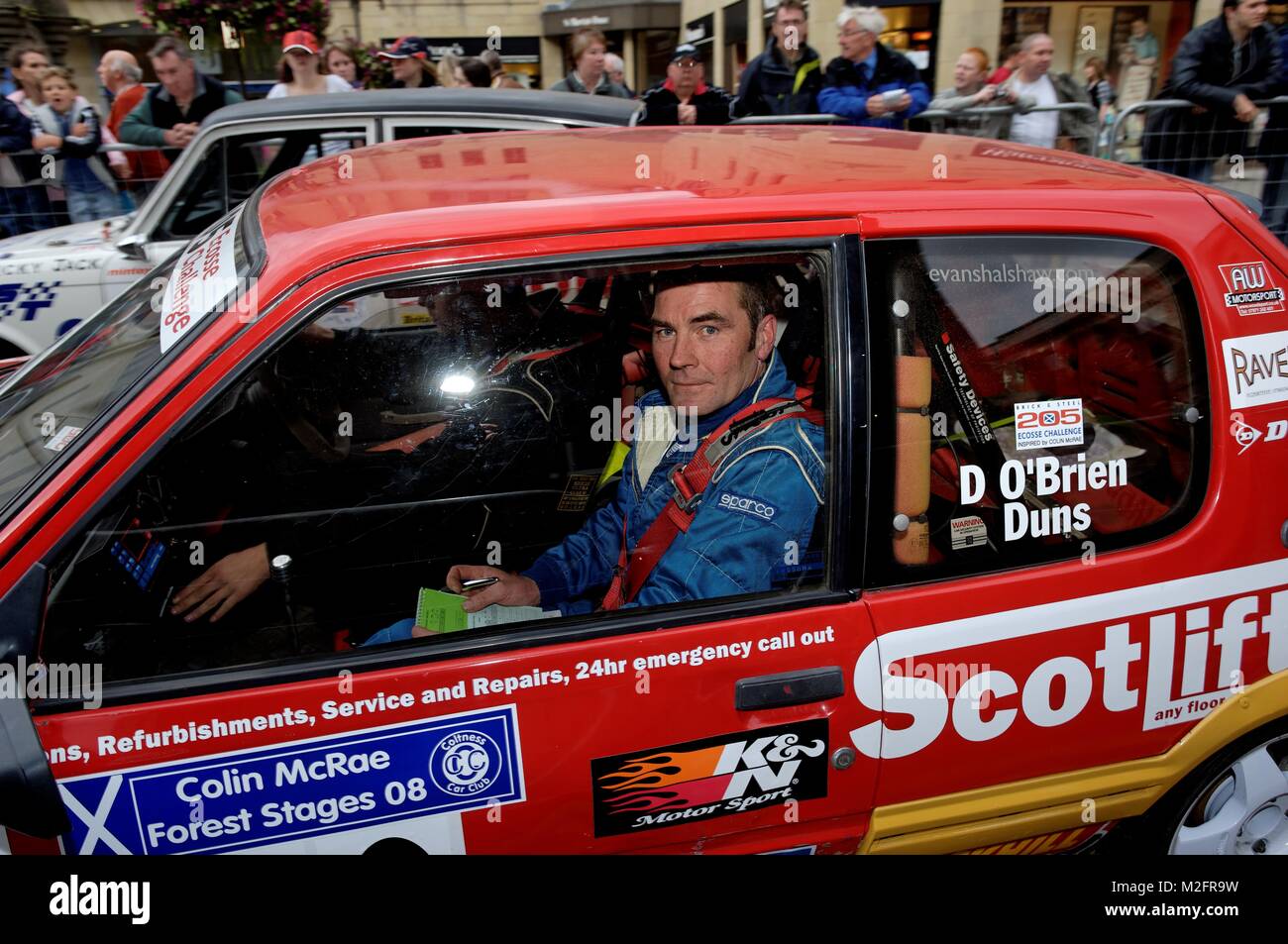 The Perth stage of the Colin McRae Rally, 27th September 2008 Stock ...