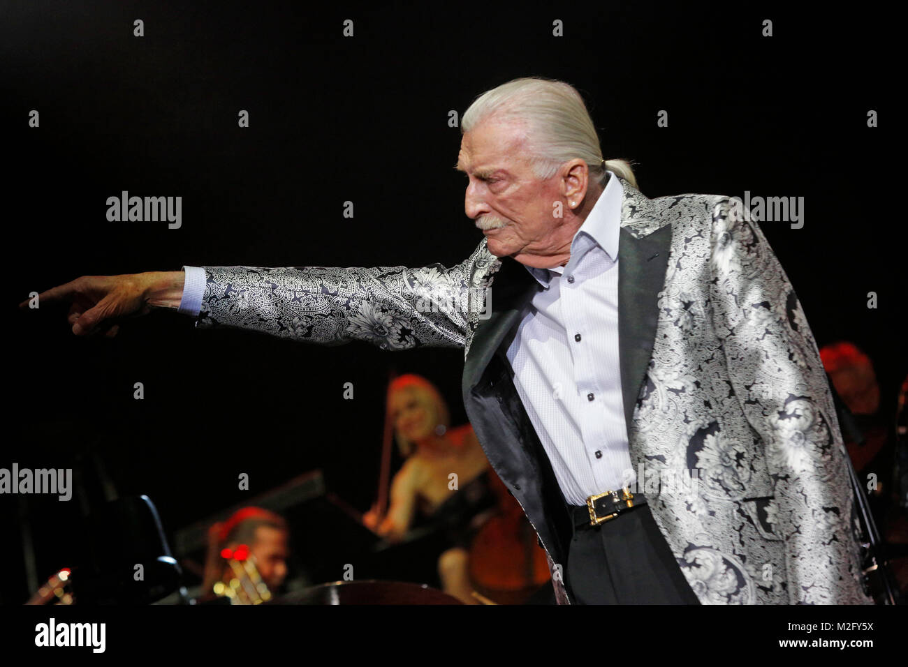 Der deutsche Bandleader und Komponist James Last zu Gast mit seinem