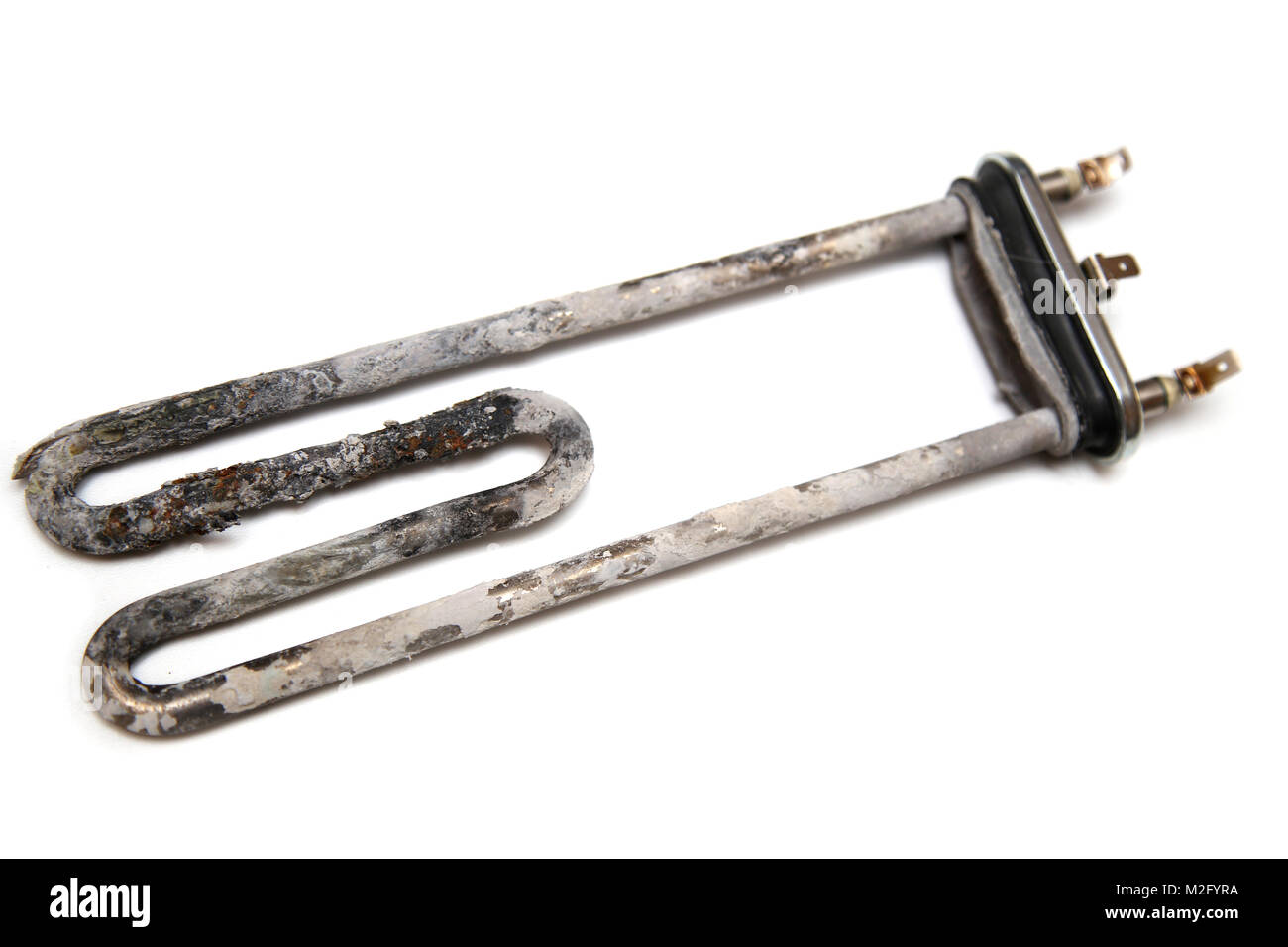 Washing machine electric heater on a white background Stock Photo Alamy