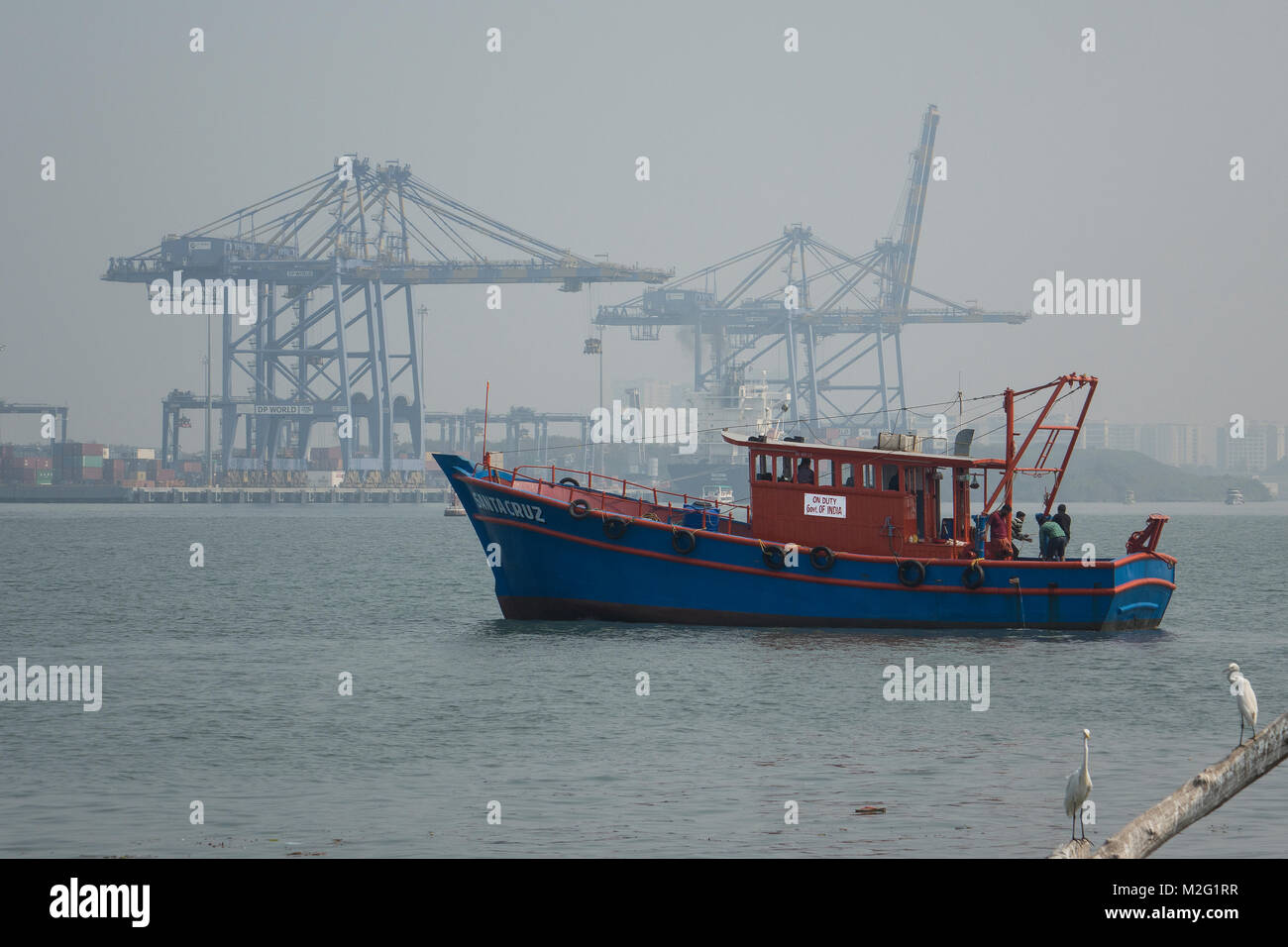 India, Kerala, Cochin, port Stock Photo