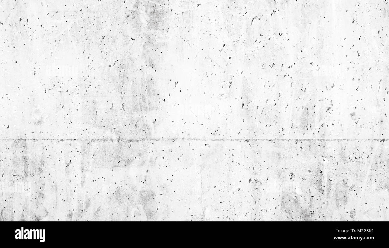 White concrete wall, close up photo, flat background texture Stock Photo