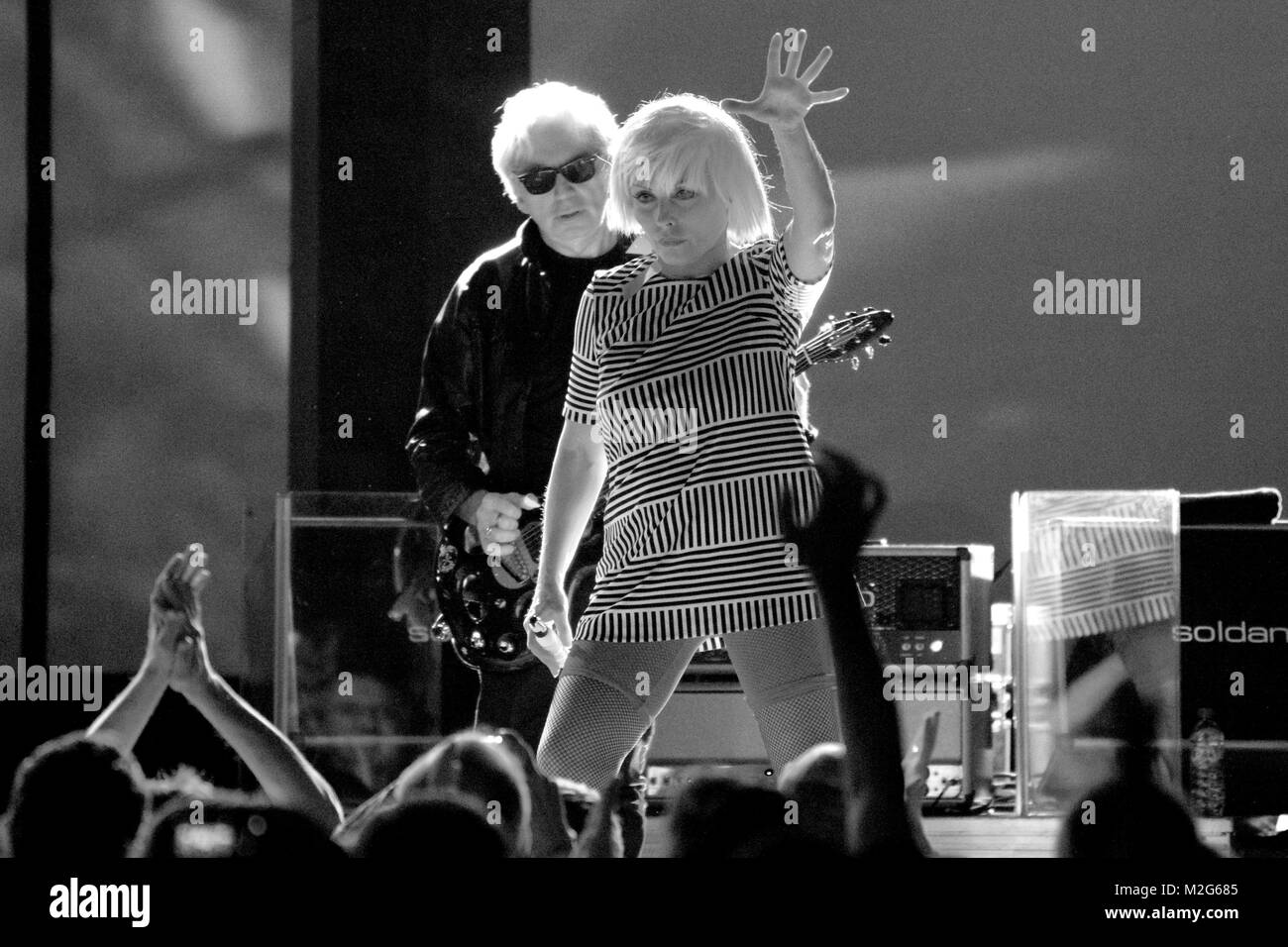 Die US-amerikanische New-Wave-Band BLONDIE um Sängerin Debbie Harry spielte auf ihrer 40-Jahre-Jubiläumstour am 24.06.2014 live in der Gr. Freiheit 36 Stock Photo
