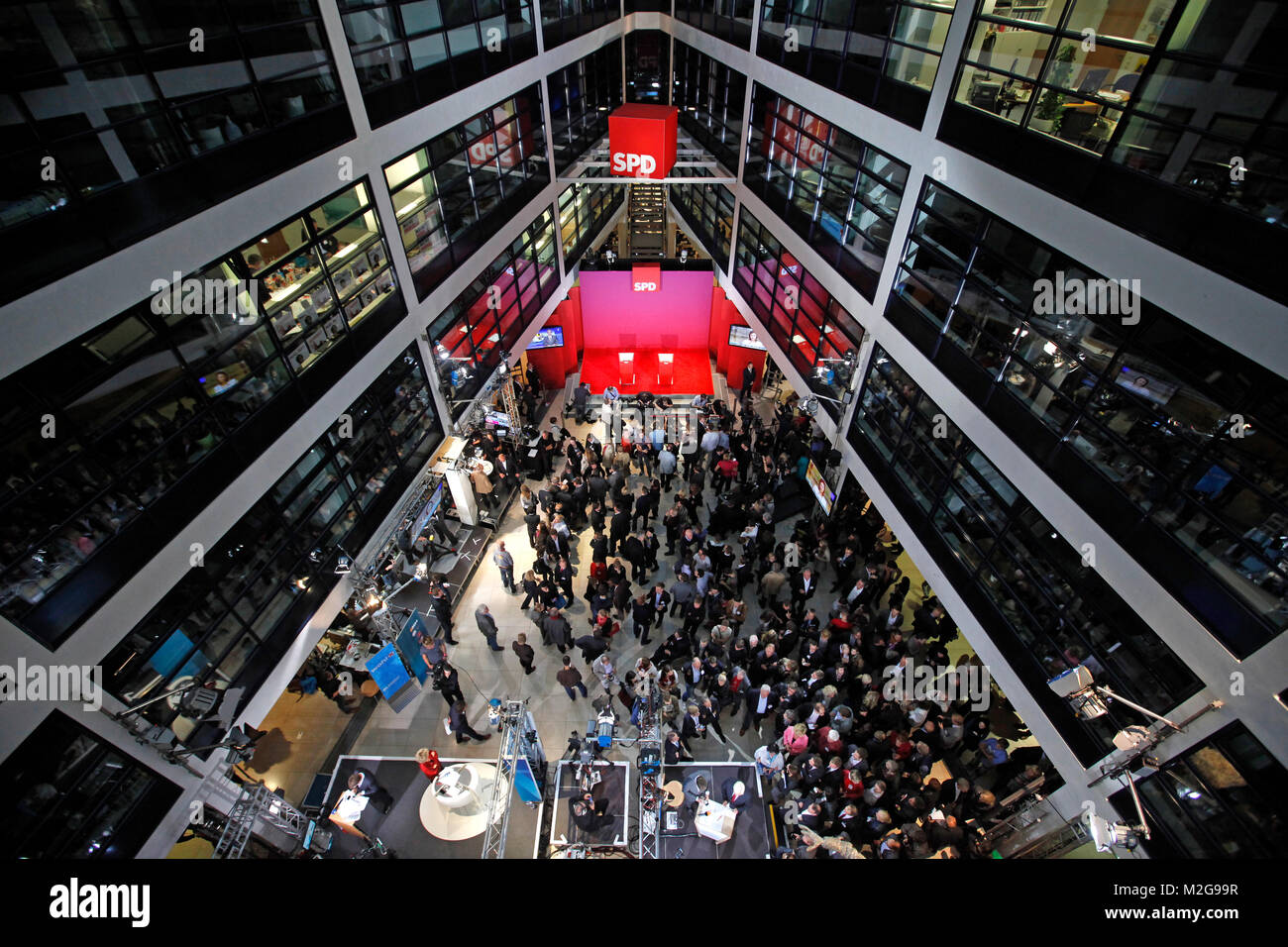 Wahlparty Der Bundes Spd Im Willy Brandt Haus In Berlin 3s