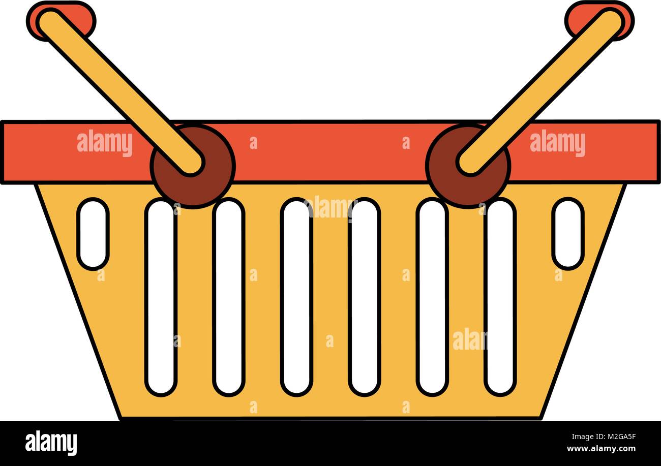 Shopping basket isolated Stock Vector Image & Art - Alamy