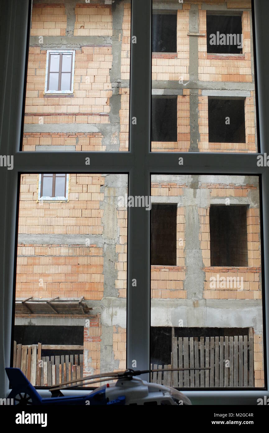 ugly view from the window Stock Photo Alamy