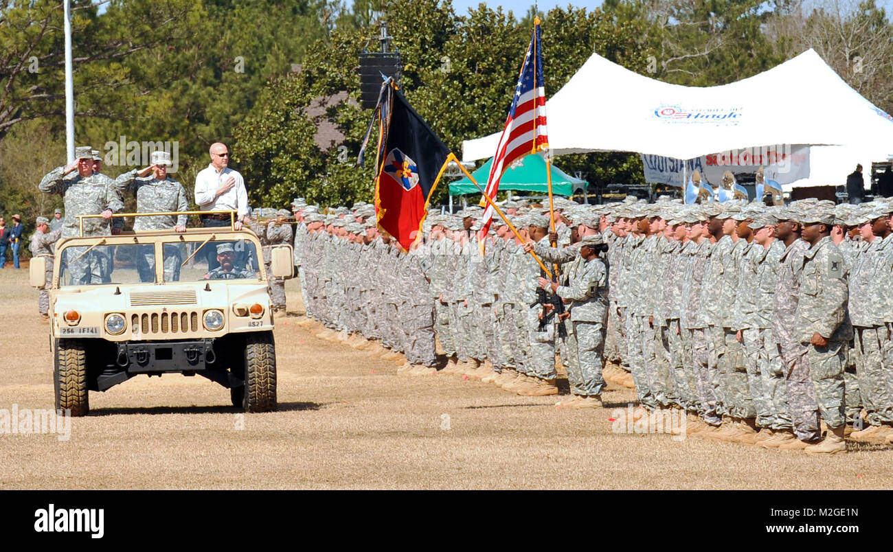 CAMP SHELBY, Ms. Louisiana National Guardmen of the 256th Infantry