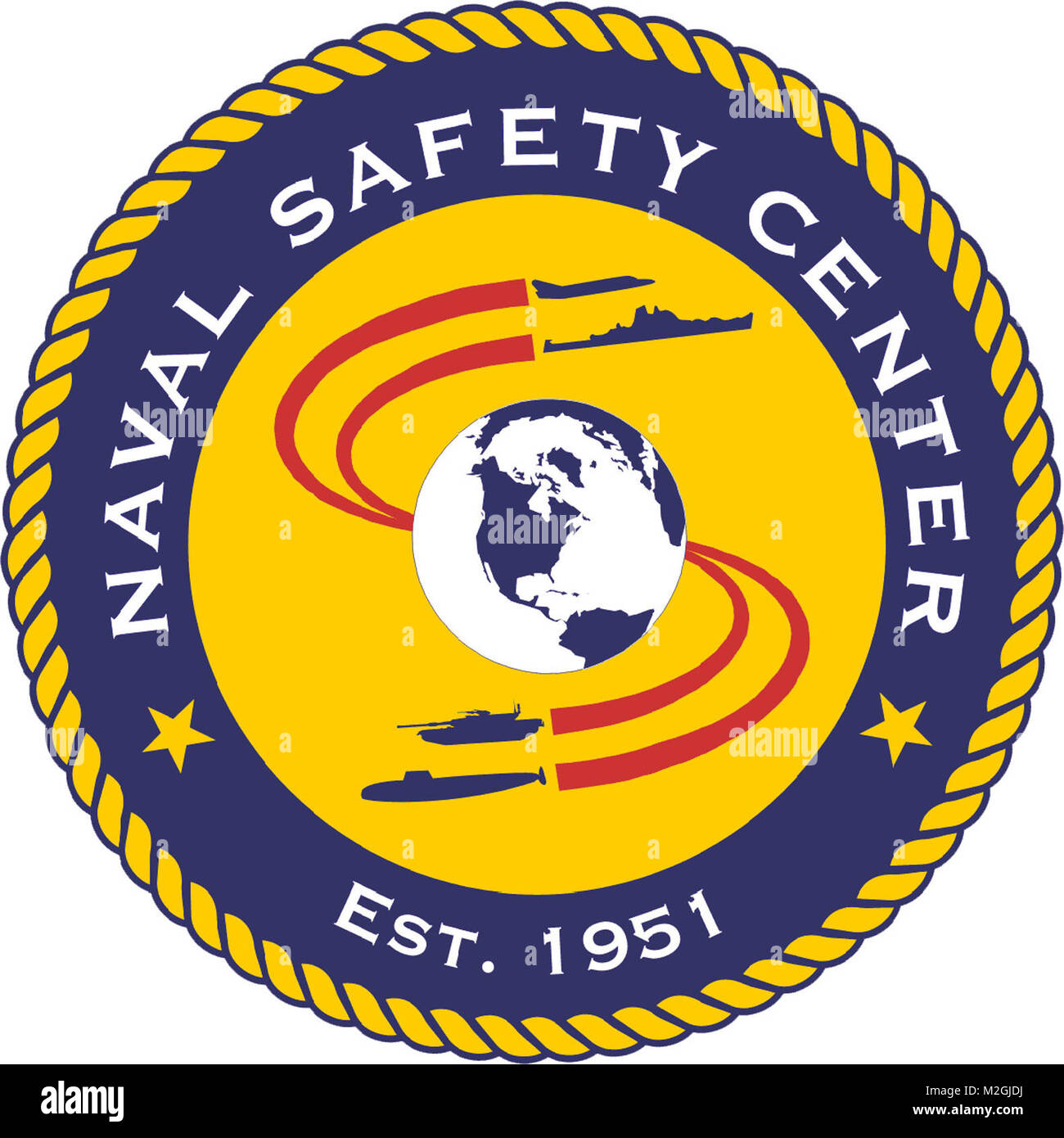 Naval Safety Center Color Logo by navalsafetycenter Stock Photo Alamy