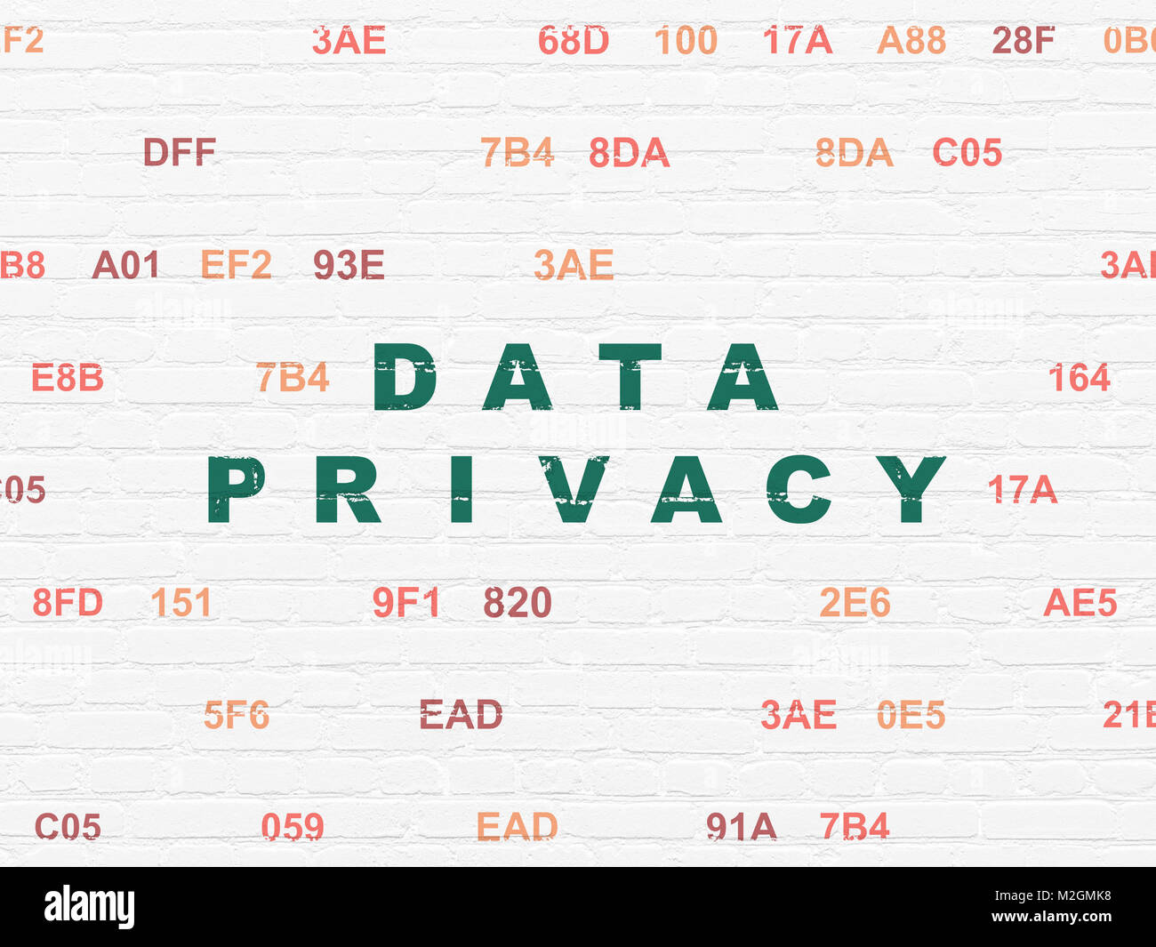 Privacy concept: Data Privacy on wall background Stock Photo - Alamy