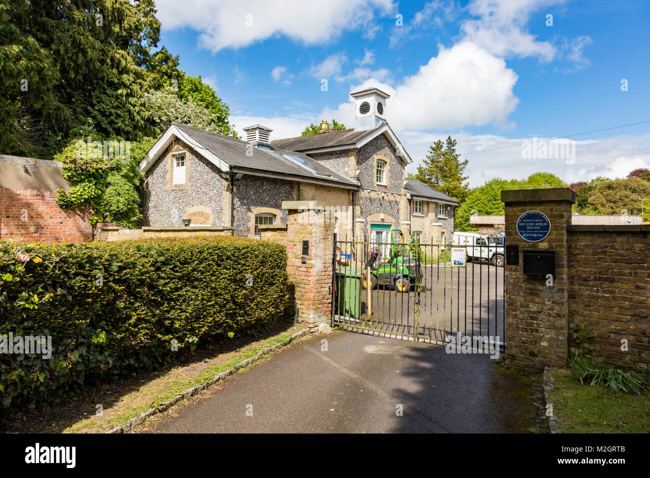 The stables at High Elms Country Park, now used as offices for park