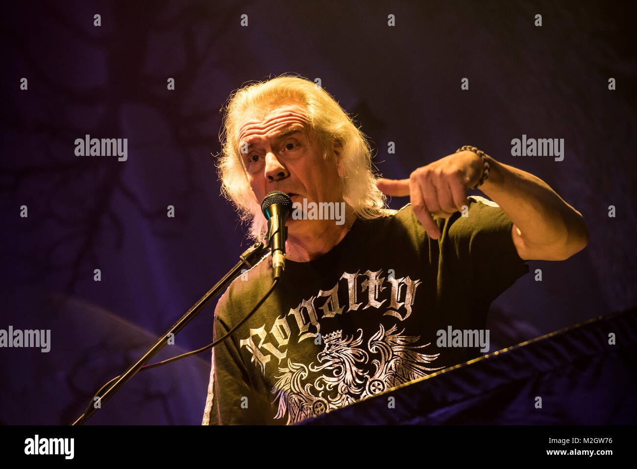Die britische Hard-Rock-Band Uriah Heep spielt am Mittwoch (10.12.2014) in der Frankfurter Batschkapp. +++ 3S PHOTO / Foto: Sven-Sebastian Sajak Stock Photo