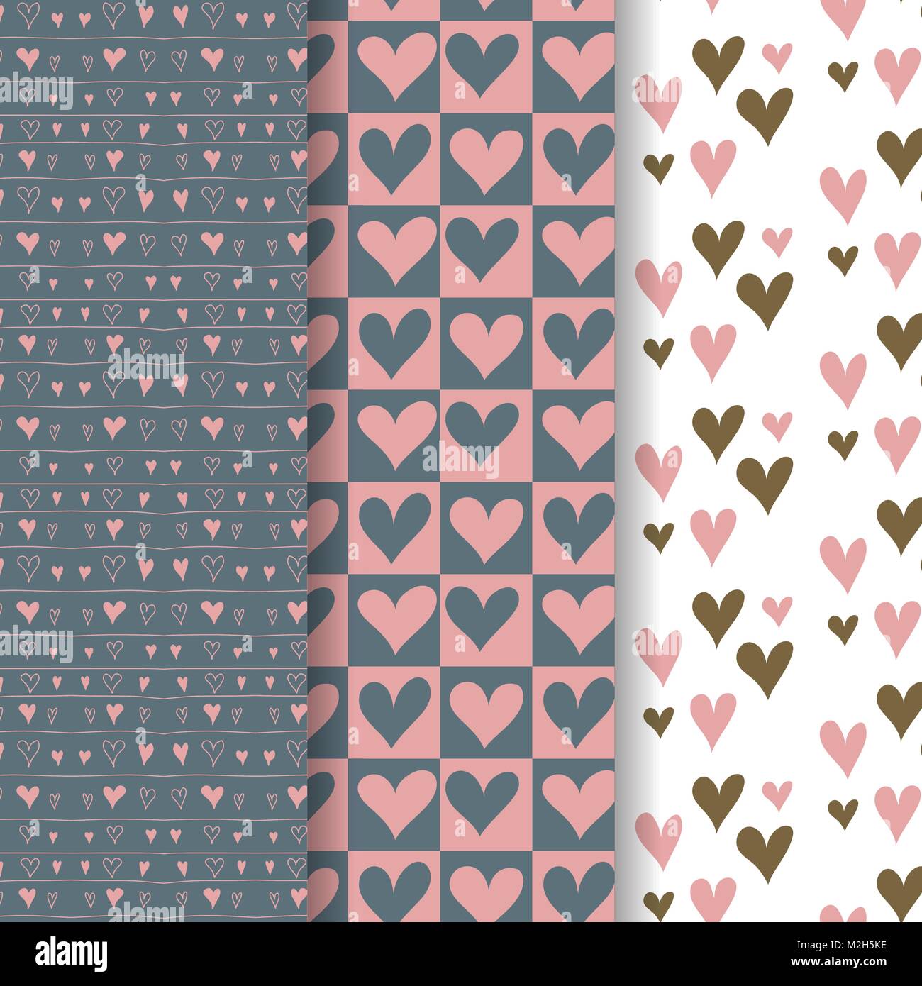 Valentines day. Red hearts Stock Vector Image & Art - Alamy