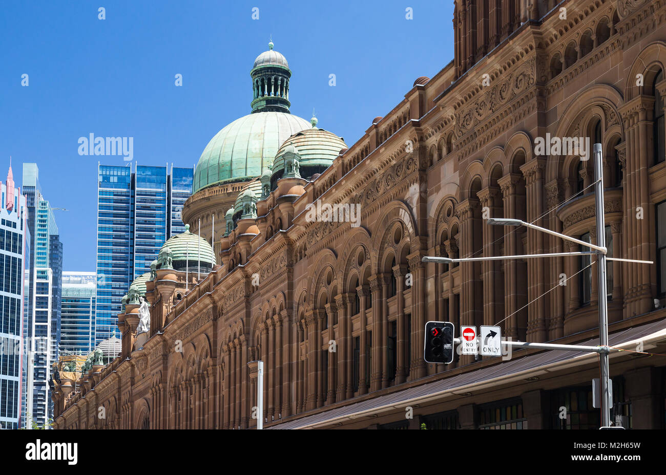 The new light railway system in progress, Street, Sydney Stock Photo Alamy