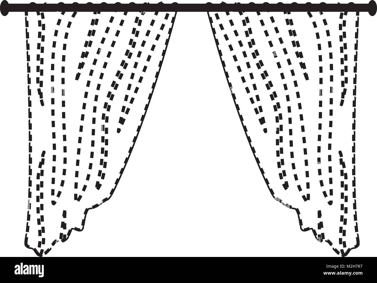Red curtains Black and White Stock Photos & Images Alamy