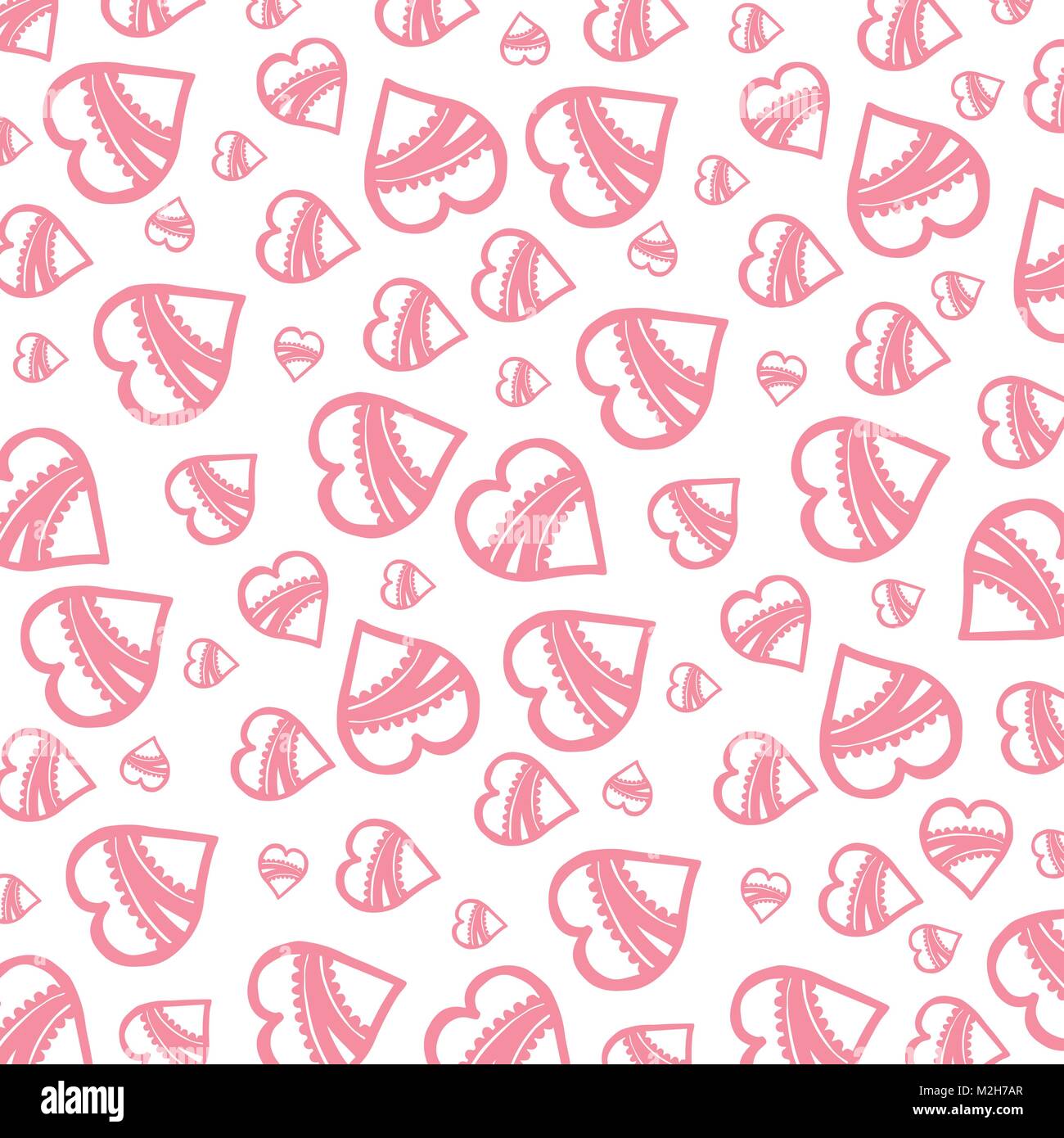 Valentines day. Red hearts Stock Vector Image & Art - Alamy
