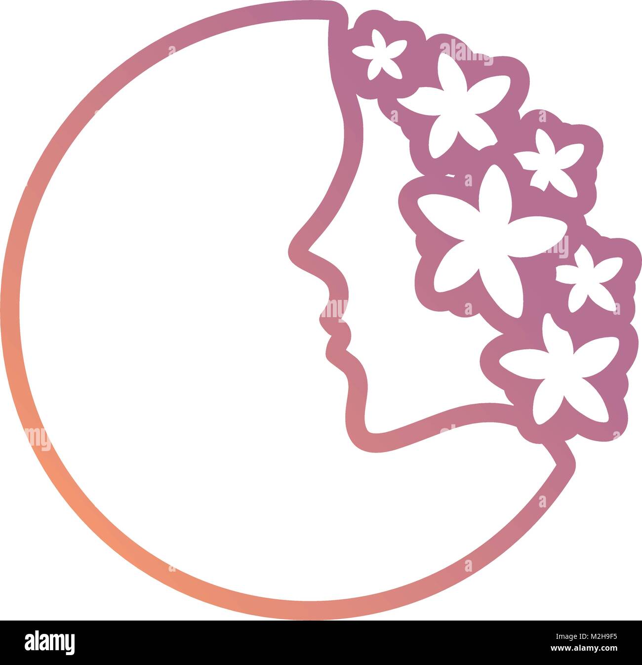 decorative frame with flowers Stock Vector Image & Art - Alamy
