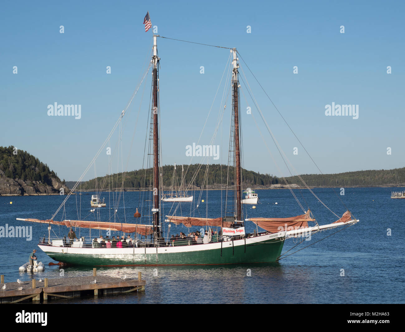bailey louise todd tall ship bar harbor Stock Photo - Alamy