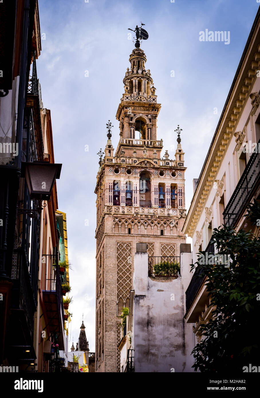 Beautiful architecture  of Seville Stock Photo